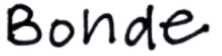 Bonde